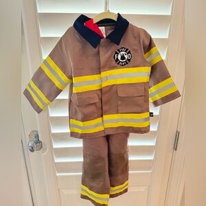 Little Adventures Fireman Costume 2T & 7T Fireman Boots